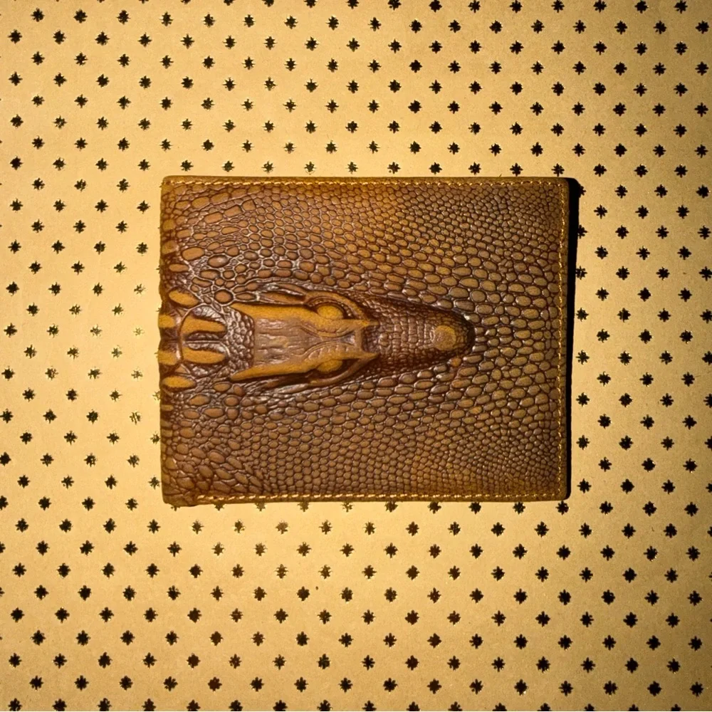🆕 NEW Men's Light Brown Textured Wallet